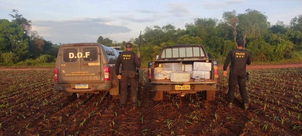 Operação Hórus: DOF apreende mais de meia tonelada de cocaína em Laguna Carapã