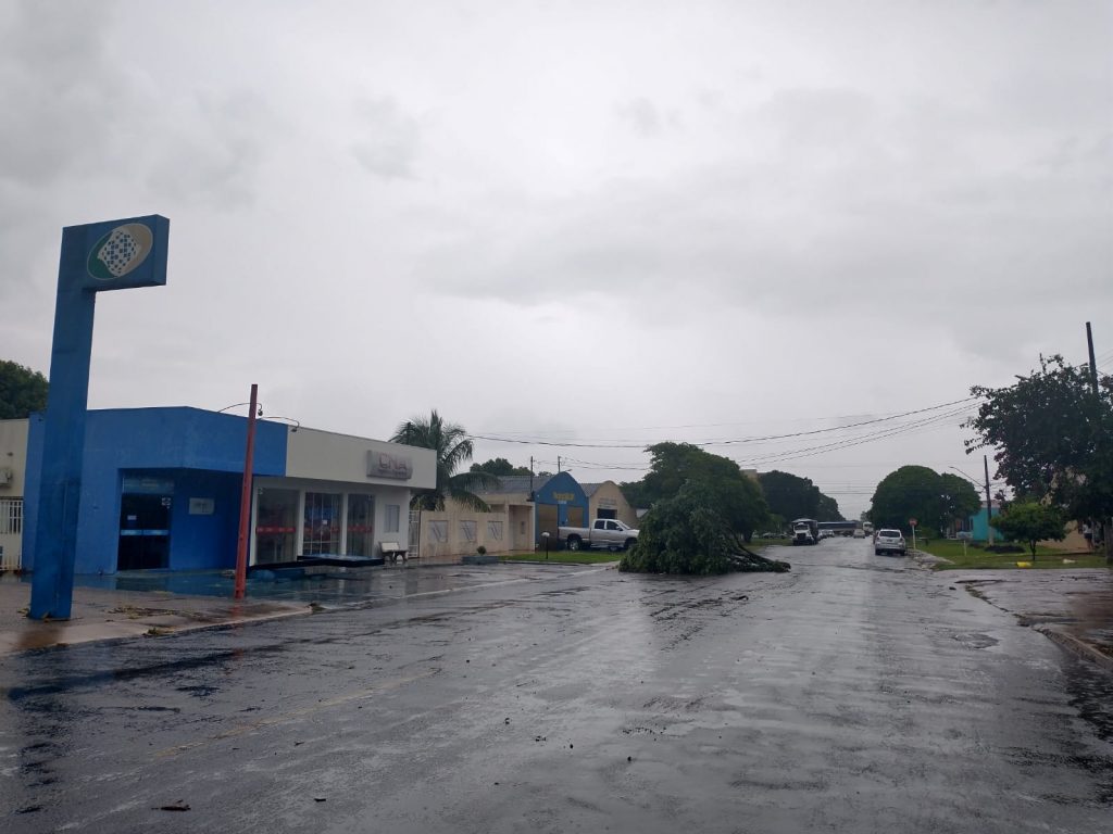 Após temporal causar estragos em Amambai, Prefeitura mobiliza equipes para prestar assistência e reparar danos