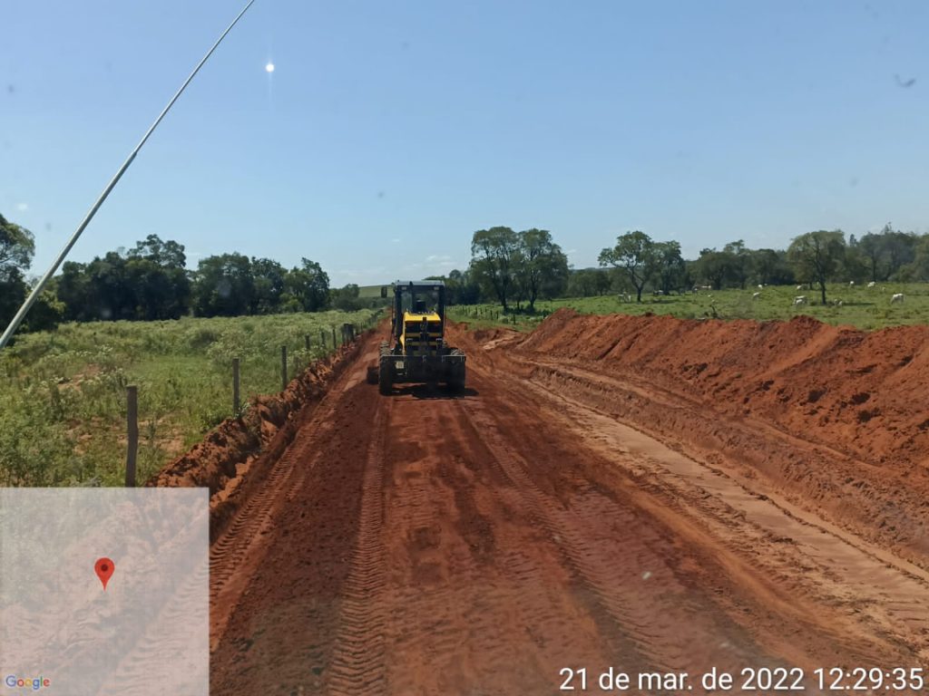 Secretaria de Infraestrutura mantém ritmo acelerado na conservação de estradas em Amambai