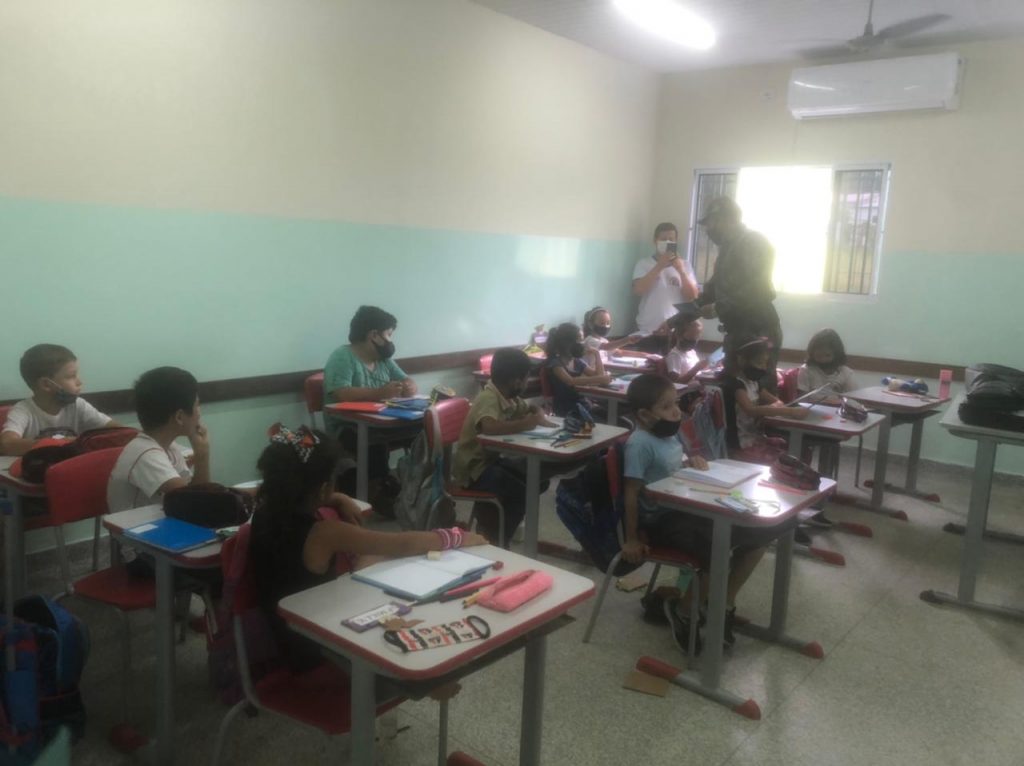 PMA e Secretaria de Educação de Caracol ofereceram ação alusiva ao Dia da Água nas escolas municipais