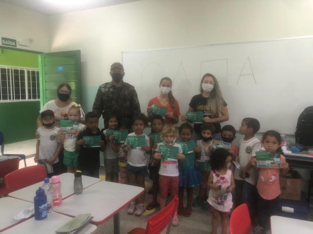 PMA e Secretaria de Educação de Caracol ofereceram ação alusiva ao Dia da Água nas escolas municipais