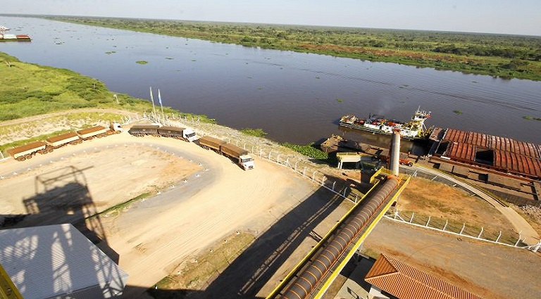 Com melhora do nível da hidrovia terminal de Porto Murtinho fará primeiro embarque do ano