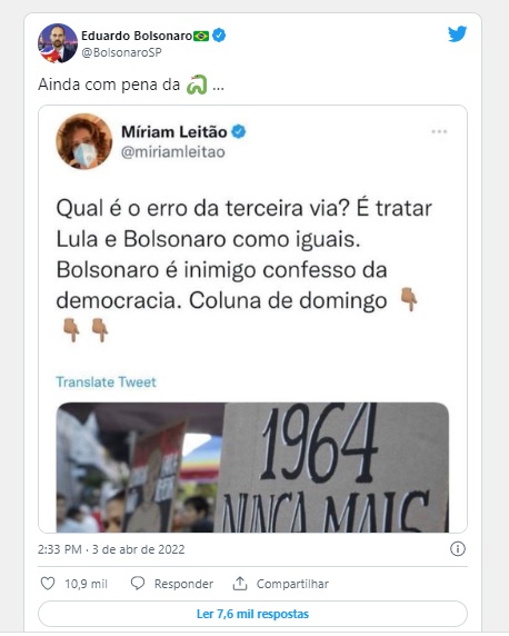 PSOL e Rede pedem cassação de mandado de Eduardo Bolsonaro