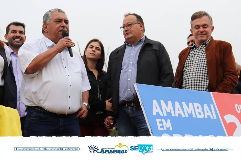 Maior projeto de drenagem e asfalto na história da vila Limeira foi lançado nesta sexta pela Prefeitura de Amambai