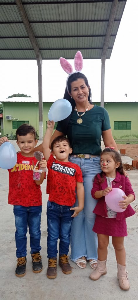 Prefeitura de Caracol realizou confraternização de Páscoa para participantes do Serviço de Convivência e Fortalecimento de Vínculo e do programa Criança Feliz