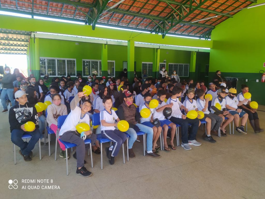 Escola Municipal Inácio Silvestre Monteiro de Caracol recebeu ação da Assistência Social da campanha Faça Bonito