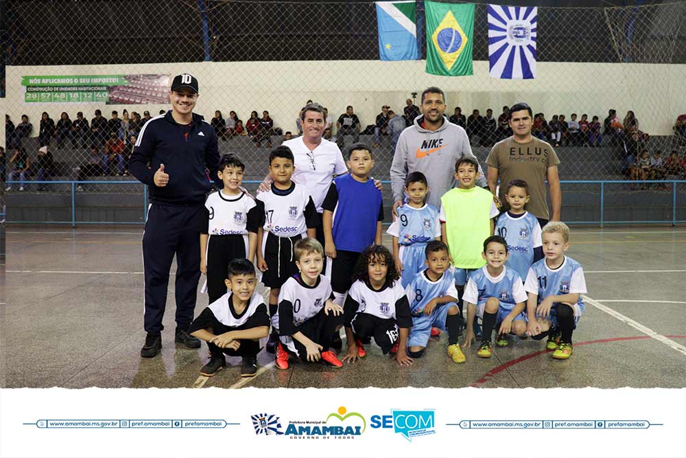 Com jogos eletrizantes, Prefeitura de Amambai realizou nesta terça, finais da Copa Cidade de Futsal