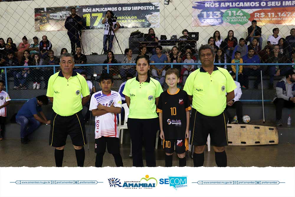 Com jogos eletrizantes, Prefeitura de Amambai realizou nesta terça, finais da Copa Cidade de Futsal