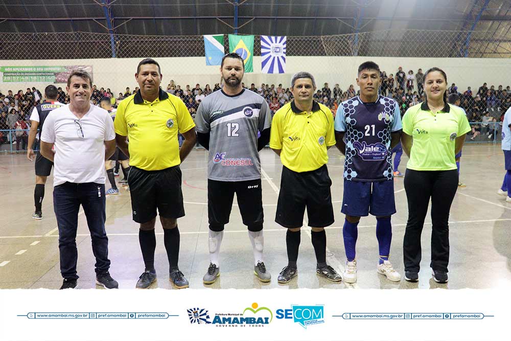 Com jogos eletrizantes, Prefeitura de Amambai realizou nesta terça, finais da Copa Cidade de Futsal