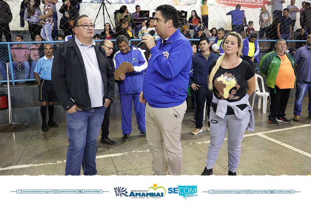 Com jogos eletrizantes, Prefeitura de Amambai realizou nesta terça, finais da Copa Cidade de Futsal