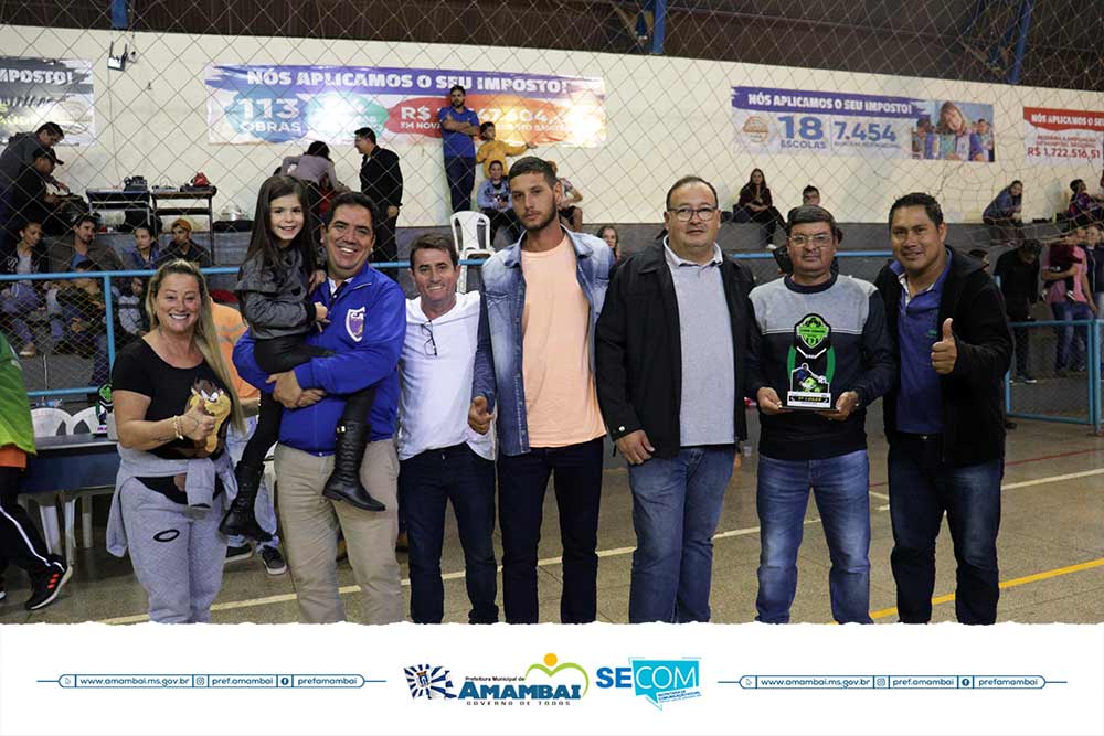 Com jogos eletrizantes, Prefeitura de Amambai realizou nesta terça, finais da Copa Cidade de Futsal