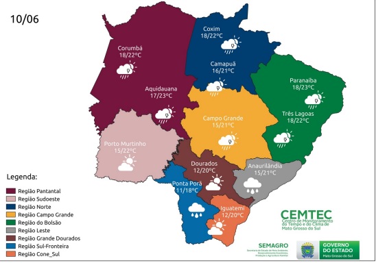 Com avanço de frente fria, sexta-feira será chuvosa com tempestades isoladas