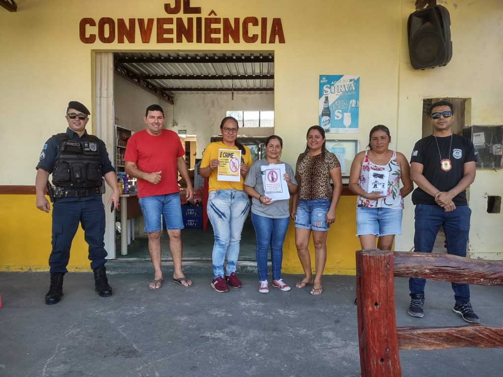 Prefeitura de Caracol e forças de segurança do município realizam campanha para coibir venda de bebidas alcóolicas a menores de idade