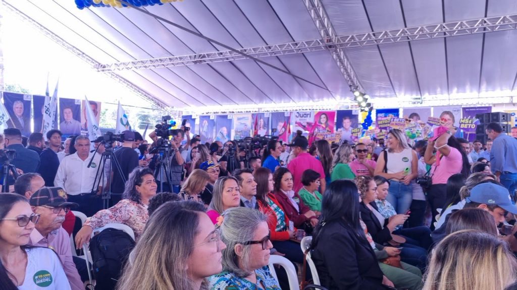 Prefeito Rogério Torquetti participa da convenção de Eduardo Riedel em Campo Grande