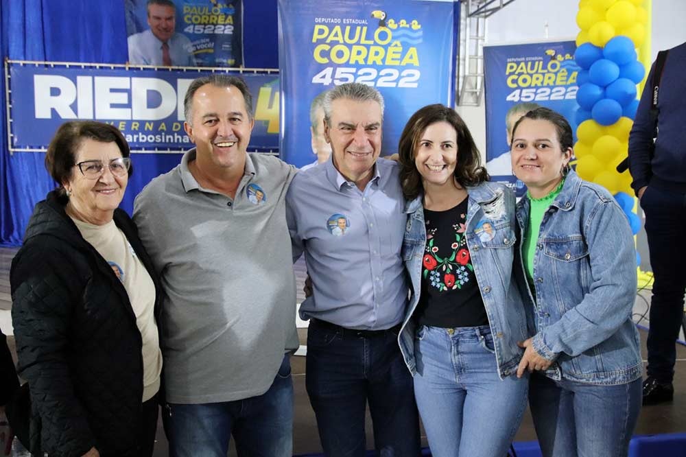 Dr. Bandeira, Valter Brito, vereadores e secretários recebem Paulo Corrêa para reunião política em Amambai