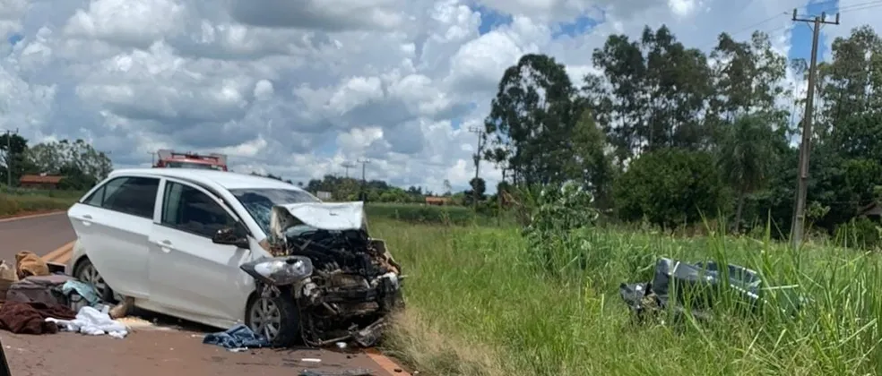 Médica recém-formada morre em grave acidente ao colidir carro contra outro veículo em rodovia de MS