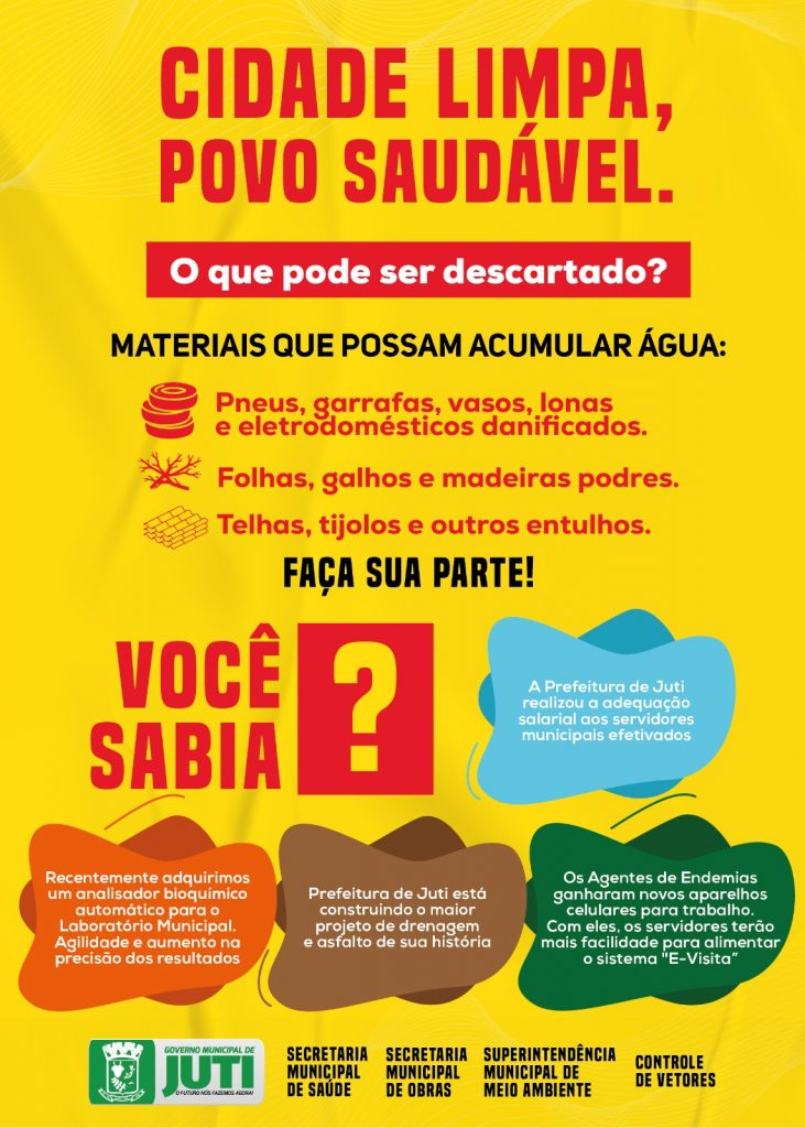 Prefeito Gilson anuncia mutirão de limpeza em Juti com participação do Exército Brasileiro