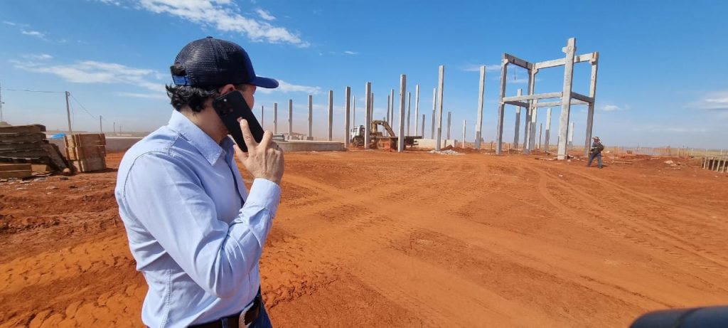 Prefeito Rogério visita diversas obras no município e anuncia competição de velocross