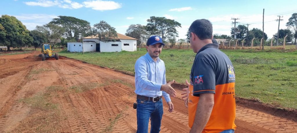 Prefeito Rogério Torquetti anuncia etapa do Velocross em Tacuru