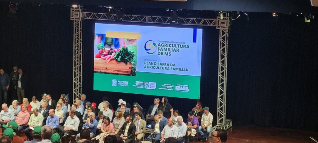 Valter Brito destaca a relevância da agricultura familiar em evento de lançamento do Plano Safra em Campo Grande