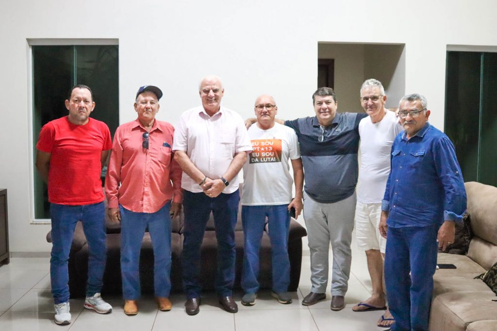 Neco Pagliosa recebe visita de amigos do Partido dos Trabalhadores de Caracol