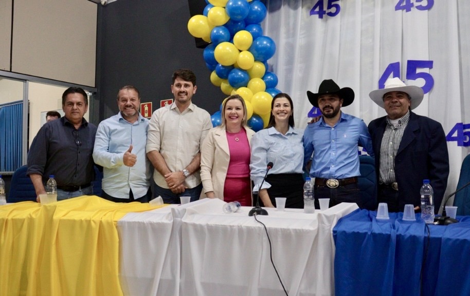 Durante convenção da Federação PSDB Cidadania em Tacuru, Rogério Torquetti é definido oficialmente pré-candidato à reeleição