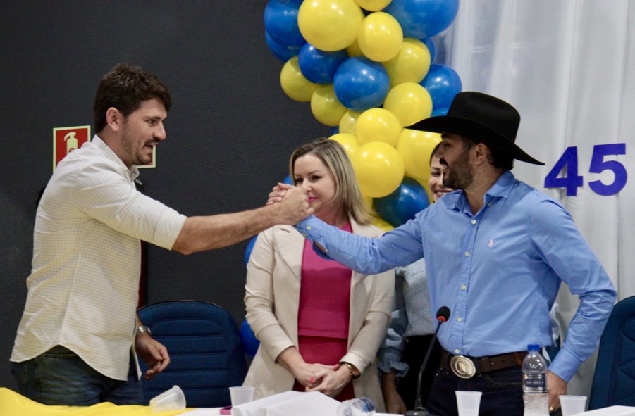 Durante convenção da Federação PSDB Cidadania em Tacuru, Rogério Torquetti é definido oficialmente pré-candidato à reeleição