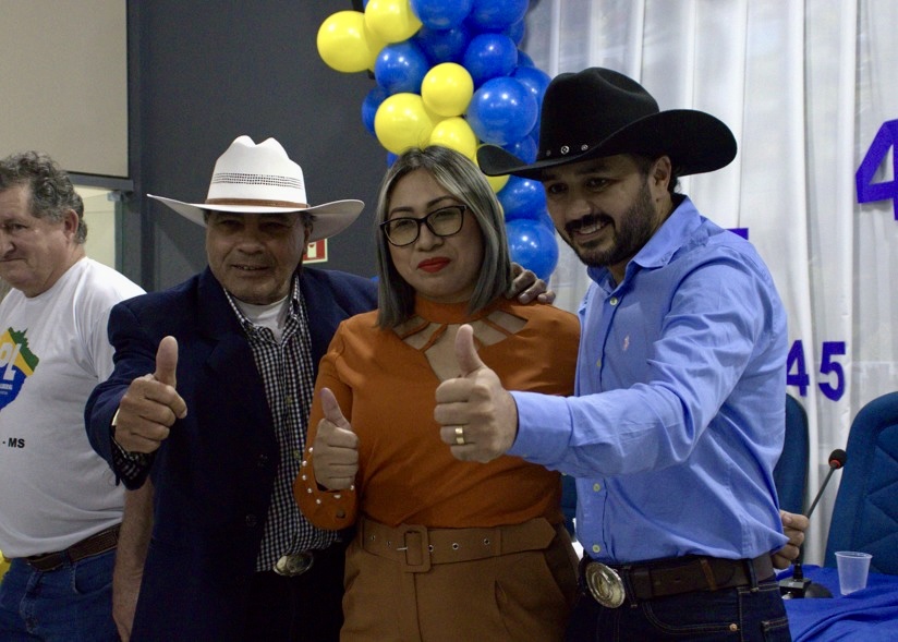 Durante convenção da Federação PSDB Cidadania em Tacuru, Rogério Torquetti é definido oficialmente pré-candidato à reeleição