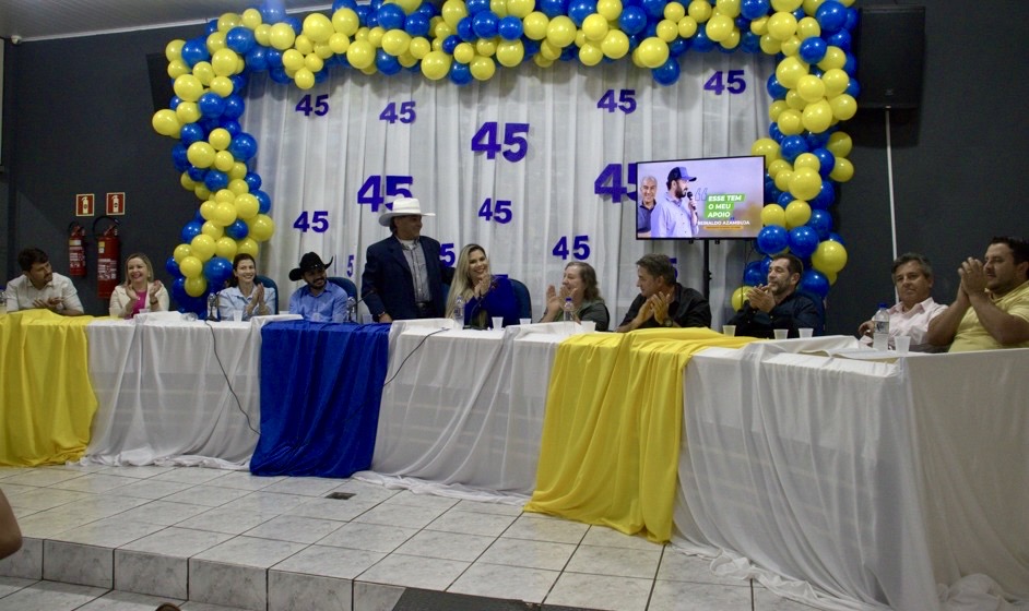 Durante convenção da Federação PSDB Cidadania em Tacuru, Rogério Torquetti é definido oficialmente pré-candidato à reeleição