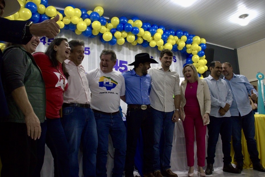 Durante convenção da Federação PSDB Cidadania em Tacuru, Rogério Torquetti é definido oficialmente pré-candidato à reeleição