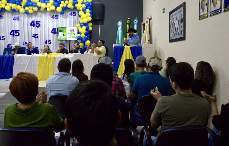 Durante convenção da Federação PSDB Cidadania em Tacuru, Rogério Torquetti é definido oficialmente pré-candidato à reeleição