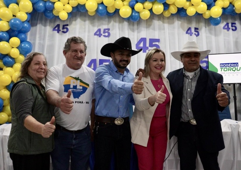 Durante convenção da Federação PSDB Cidadania em Tacuru, Rogério Torquetti é definido oficialmente pré-candidato à reeleição