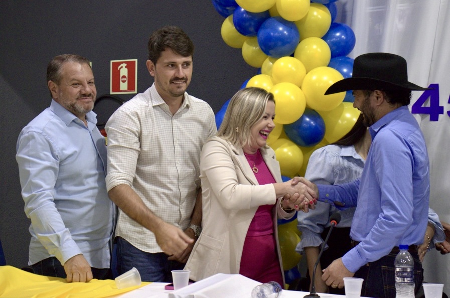 Durante convenção da Federação PSDB Cidadania em Tacuru, Rogério Torquetti é definido oficialmente pré-candidato à reeleição