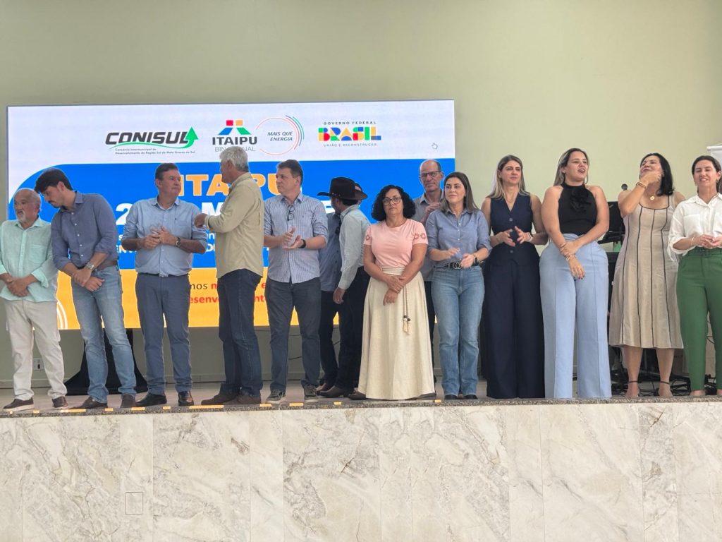 Prefeita Niágara Kraievski apresenta novos projetos ao Consórcio Conisul e Itaipu Binacional