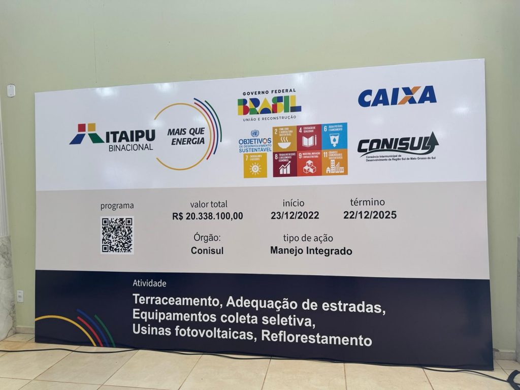 Prefeita Niágara Kraievski apresenta novos projetos ao Consórcio Conisul e Itaipu Binacional