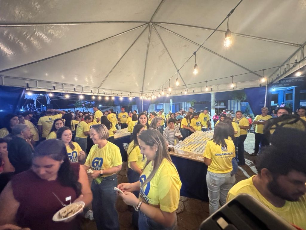 Prefeito Neco Pagliosa comemora sucesso da programação dos 60 anos de Caracol Prefeito Neco Pagliosa comemora sucesso da programação dos 60 anos de Caracol