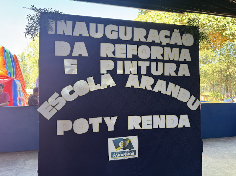Prefeitura de Paranhos inaugura reforma da Escola Indígena Arandu Poty Renda