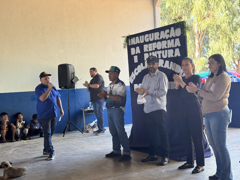 Prefeitura de Paranhos inaugura reforma da Escola Indígena Arandu Poty Renda