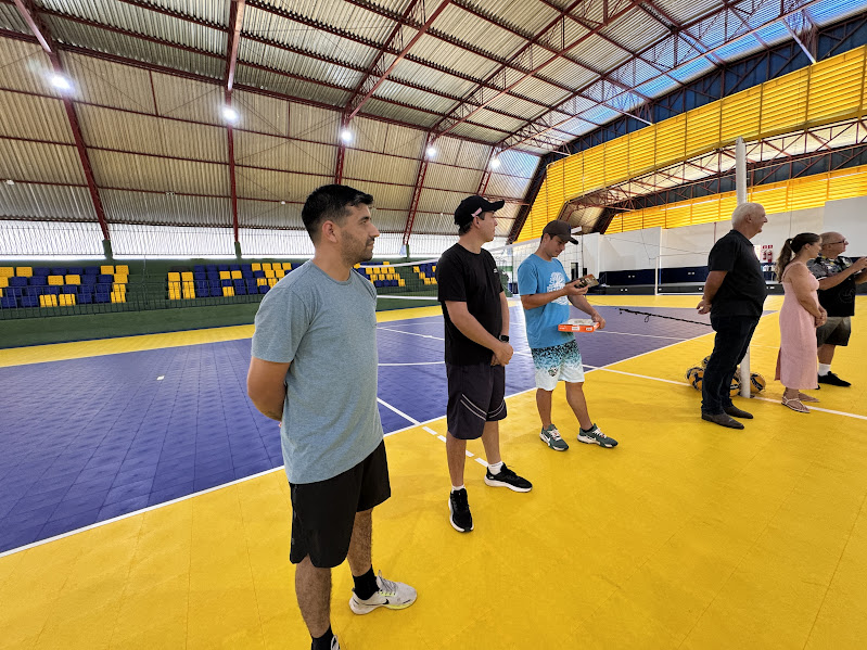 Reforma do Ginásio 1º de Maio é concluída e Prefeitura agradece deputado Beto Pereira Reforma do Ginásio 1º de Maio é concluída e Prefeitura agradece deputado Beto Pereira