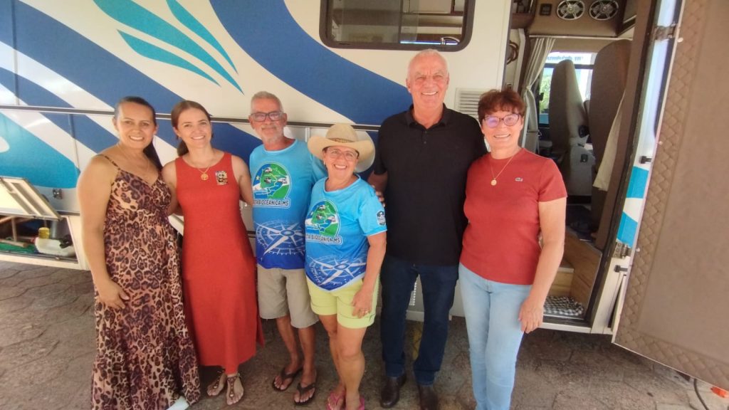 Caravana Motorhome Bioceânica é sucesso de interação e socialização em Caracol Caravana Motorhome Bioceânica é sucesso de interação e socialização em Caracol