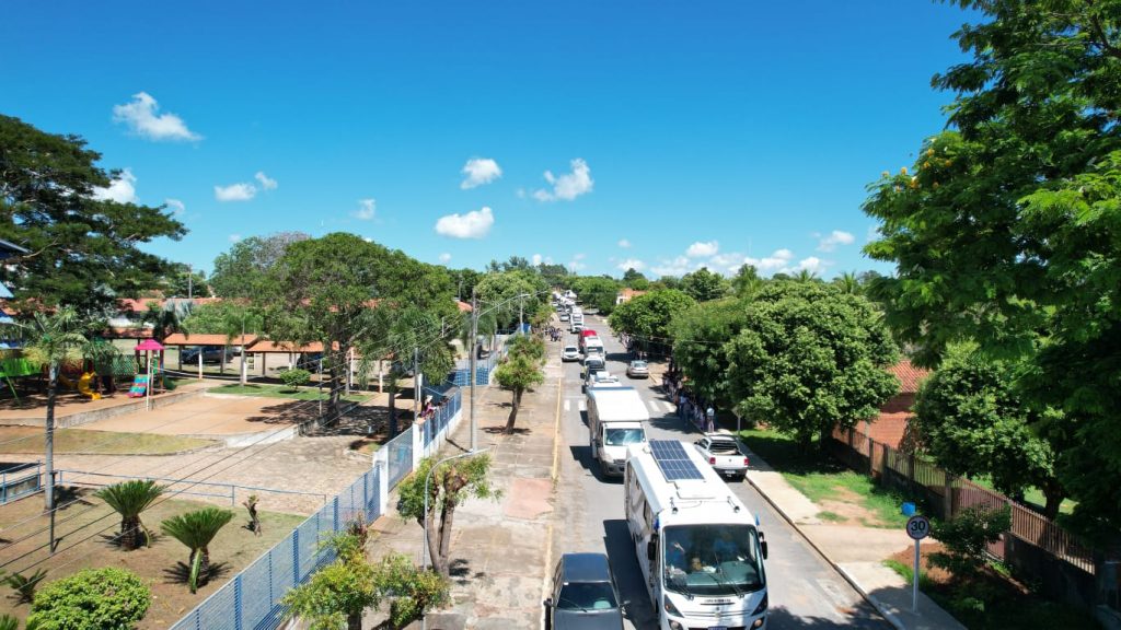 Caravana Motorhome Bioceânica é sucesso de interação e socialização em Caracol Caravana Motorhome Bioceânica é sucesso de interação e socialização em Caracol