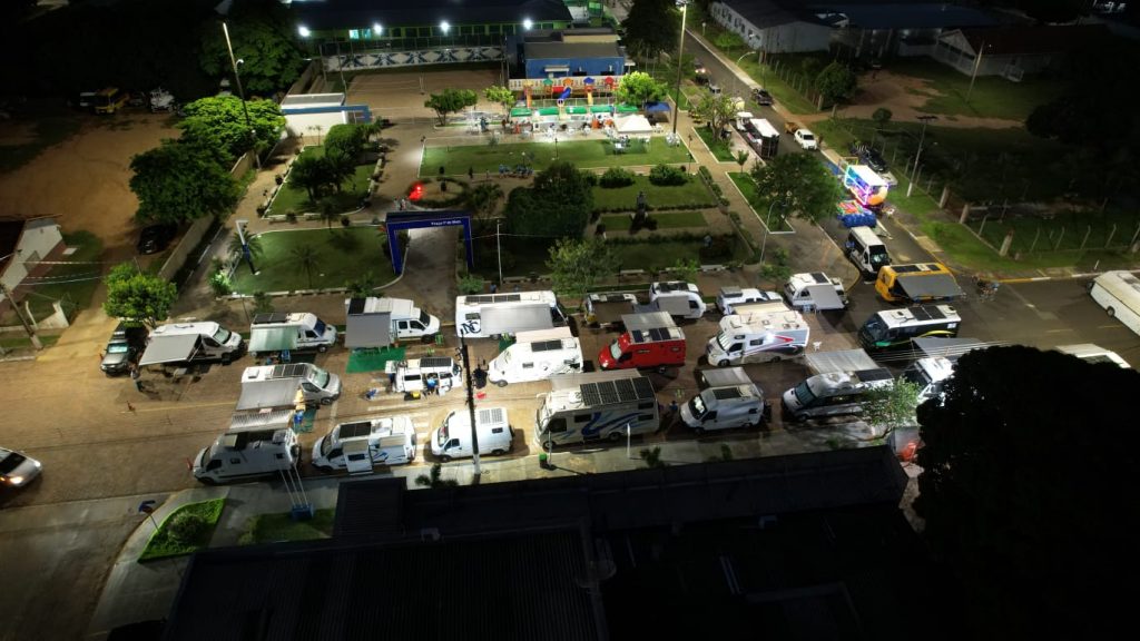 Caravana Motorhome Bioceânica é sucesso de interação e socialização em Caracol Caravana Motorhome Bioceânica é sucesso de interação e socialização em Caracol