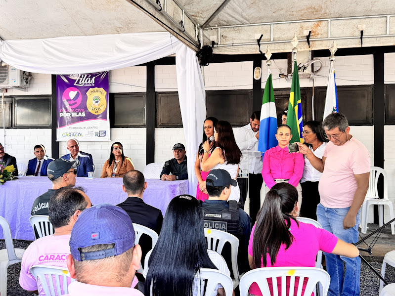 Polícia Civil de MS e Prefeitura de Caracol inauguram a 60ª Sala Lilás no Estado Polícia Civil de MS e Prefeitura de Caracol inauguram a 60ª Sala Lilás no Estado