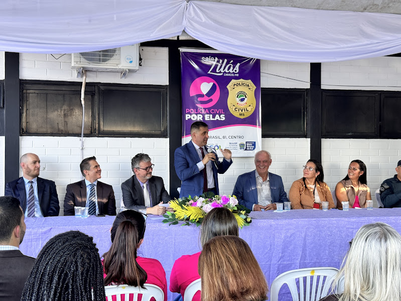 Polícia Civil de MS e Prefeitura de Caracol inauguram a 60ª Sala Lilás no Estado Polícia Civil de MS e Prefeitura de Caracol inauguram a 60ª Sala Lilás no Estado