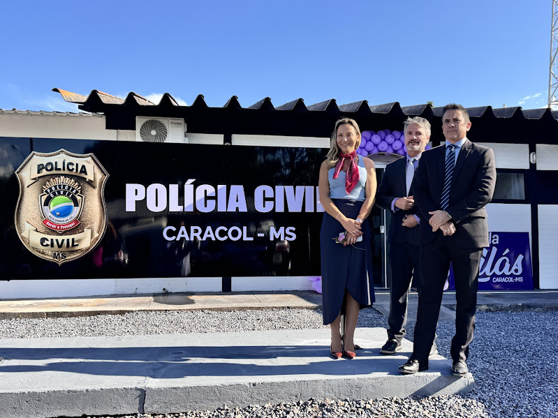 Polícia Civil de MS e Prefeitura de Caracol inauguram a 60ª Sala Lilás no Estado Polícia Civil de MS e Prefeitura de Caracol inauguram a 60ª Sala Lilás no Estado