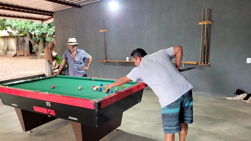 Caracol realiza seletiva municipal de sinuca para os Jogos da Melhor Idade