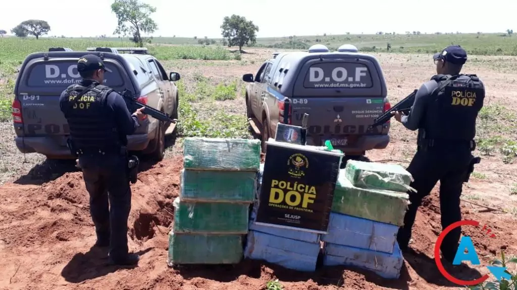 DOF apreende carga de cocaína avaliada em quase de R$ 50 milhões entre Sapucaia e Paranhos DOF apreende carga de cocaína avaliada em quase de R$ 50 milhões entre Sapucaia e Paranhos