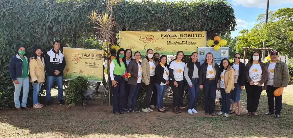 Equipes da Assistência Social de Caracol realizam ação da campanha Faça Bonito Equipes da Assistência Social de Caracol realizam ação da campanha Faça Bonito