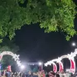 Com muita emoção e alegria, multidão prestigia inauguração da Iluminação Natalina de Caracol Com muita emoção e alegria, multidão prestigia inauguração da Iluminação Natalina de Caracol