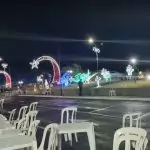 Com muita emoção e alegria, multidão prestigia inauguração da Iluminação Natalina de Caracol Com muita emoção e alegria, multidão prestigia inauguração da Iluminação Natalina de Caracol